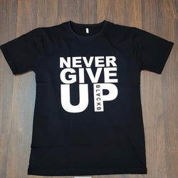 NEVER GIVE UP - Brand Store Style T-shirt